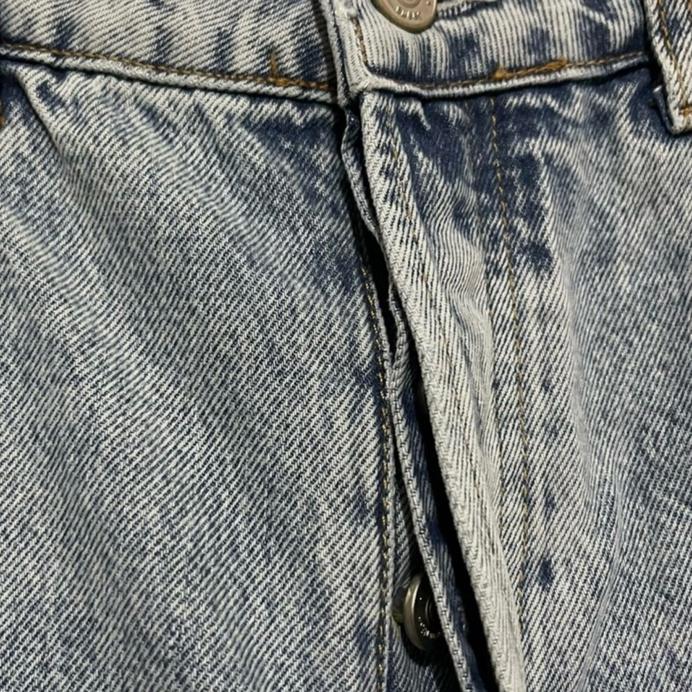 Reformation Cynthia women’s high rise embroidered star fly button jeans size 29 - Picture 9 of 12